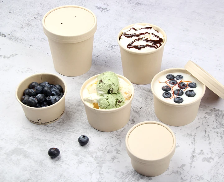 Ice cream paper container