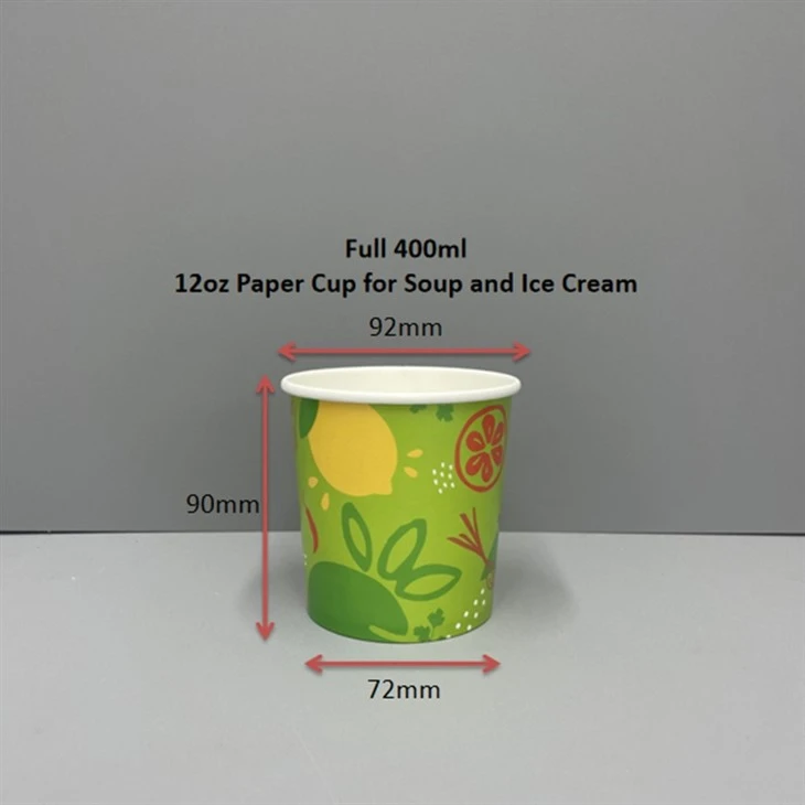 12oz paper cup for Ice cream