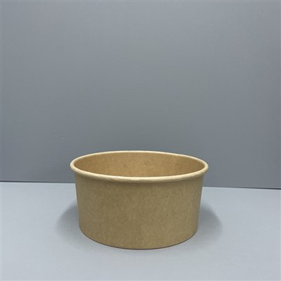 Šalátová misa z kraftového papiera