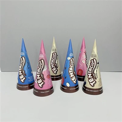 Rukávy na kornúty z papierovej zmrzliny pre obchod s dezertmi